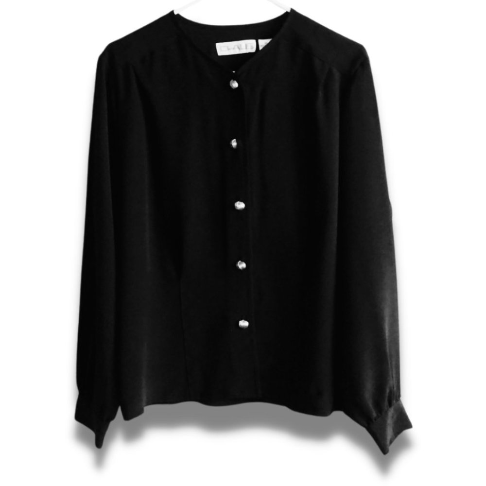 Women’s, Blouse, Chaus, Tops, Size 10, Black